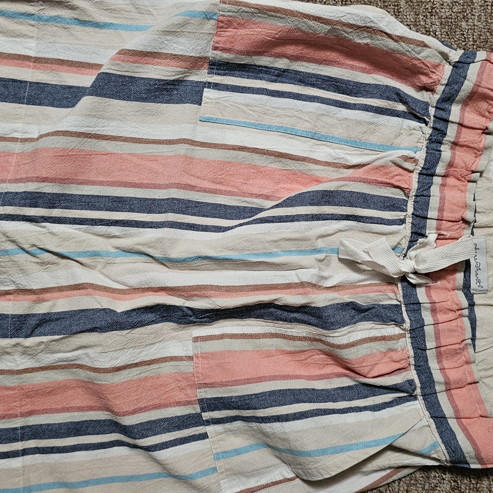 Striped Multicolor Casual Skirt